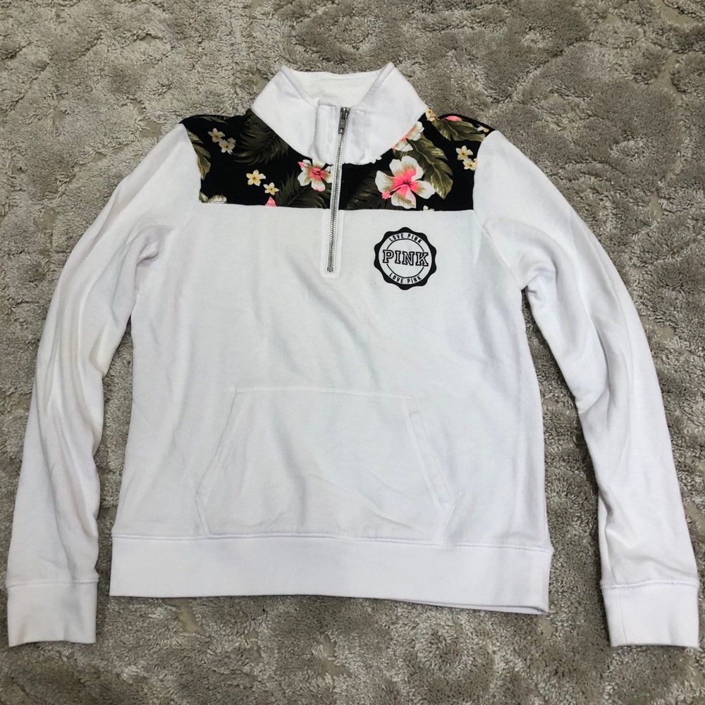 Victoria Secret PINK zip up workout sweatshirt